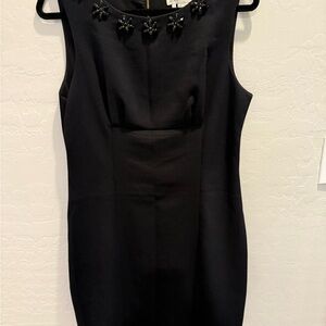 Kate Spade Black Embellished Mini Dress